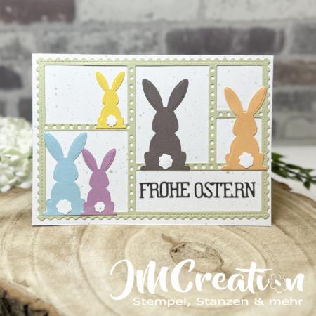 A6 Geteilte Briefmarken - Stanzschablone