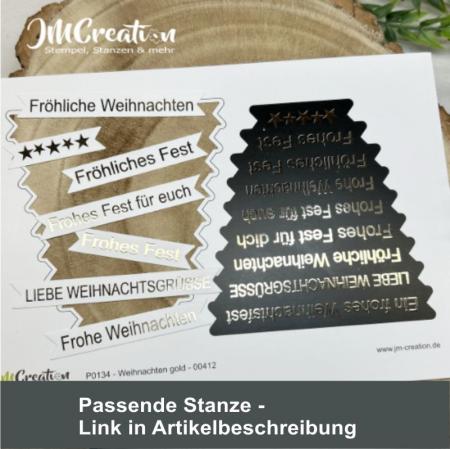 Weihnachten - gold - 00412