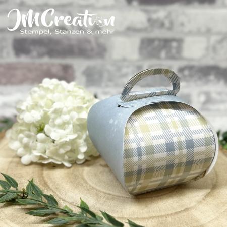 Schachtel bauchig - Stanzschablone