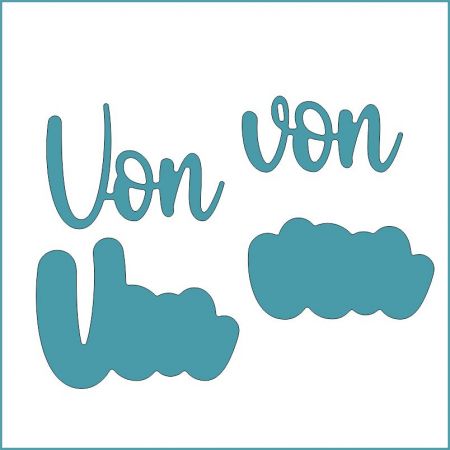 von mittel - Stanzschablone