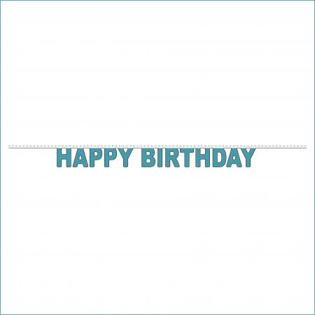Happy Birthday Kante - Stanzschablone