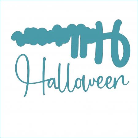 Halloween groß - Stanzschablone