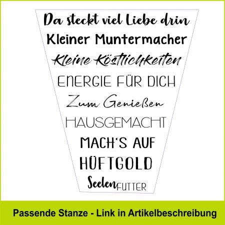 Hüftgold - Stempelgummi