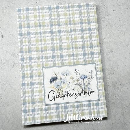 Wiesentraum Kärtchen - Wiesentraum blau - Designpapier