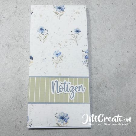 Streublumen blau - Wiesentraum blau - Designpapier