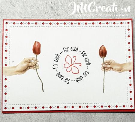 A6 Zarte Kanten - Stanzschablone