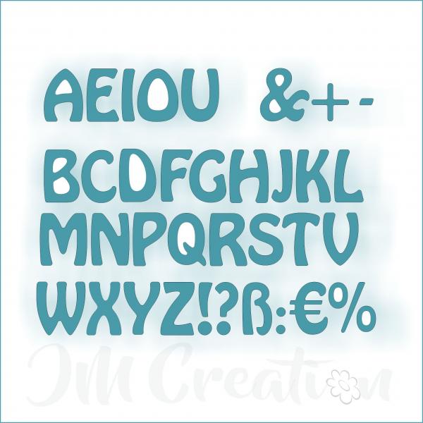 Stanzschablone - ABC 1