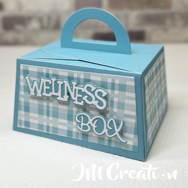 Wellnessbox-Verpackung - Stanzschablone