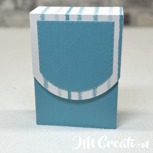 Bogenschachtel - Stanzschablone - Videoanleitung in Artikelbeschreibung