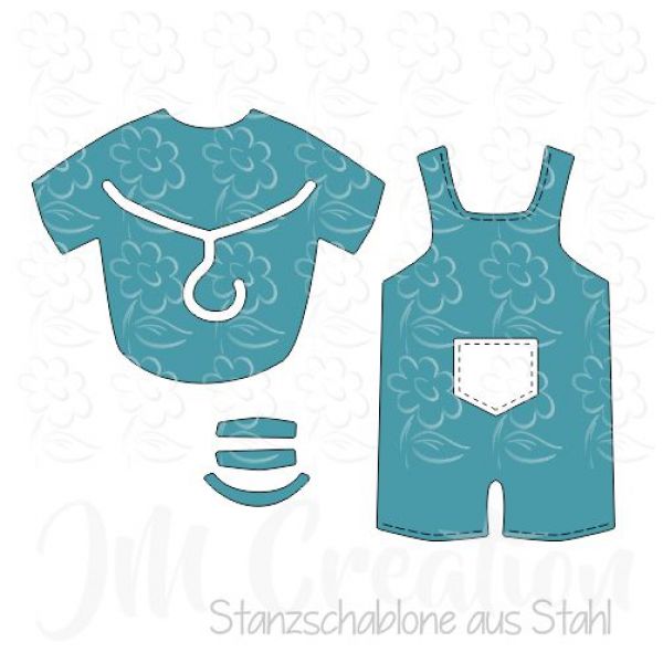 Stanzschablone - Baby-Kleidung Junge