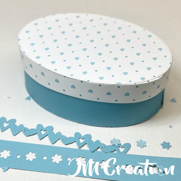 Dose oval - Stanzschablone