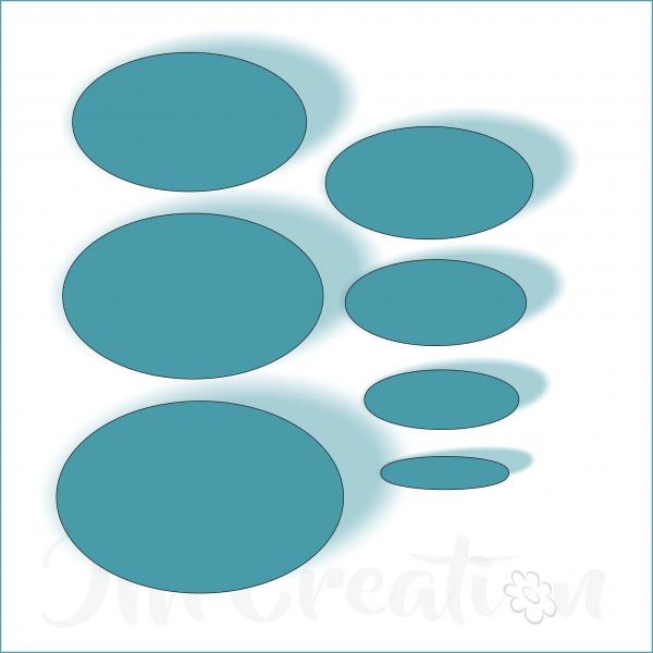 Ovale - Stanzschablone
