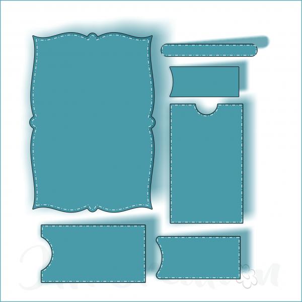 A6 Bogenmuster - Stanzschablone