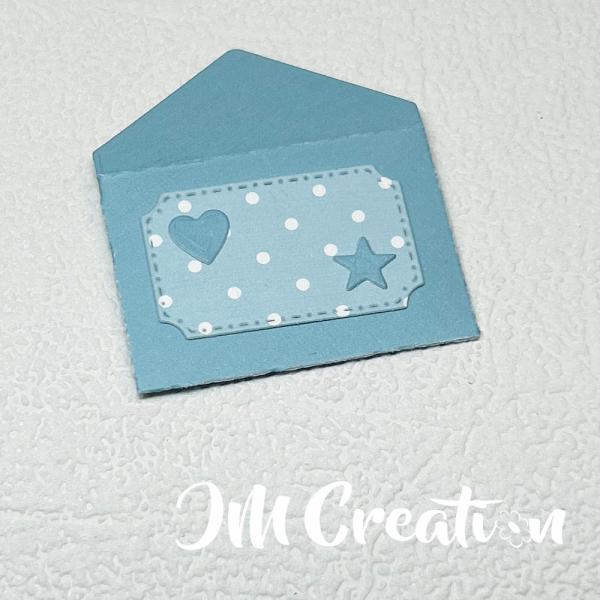 Kuvert klein - Stanzschablone