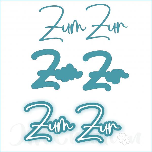 Zum Zur groß 2 - Stanzschablone