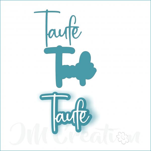 Taufe groß - Stanzschablone