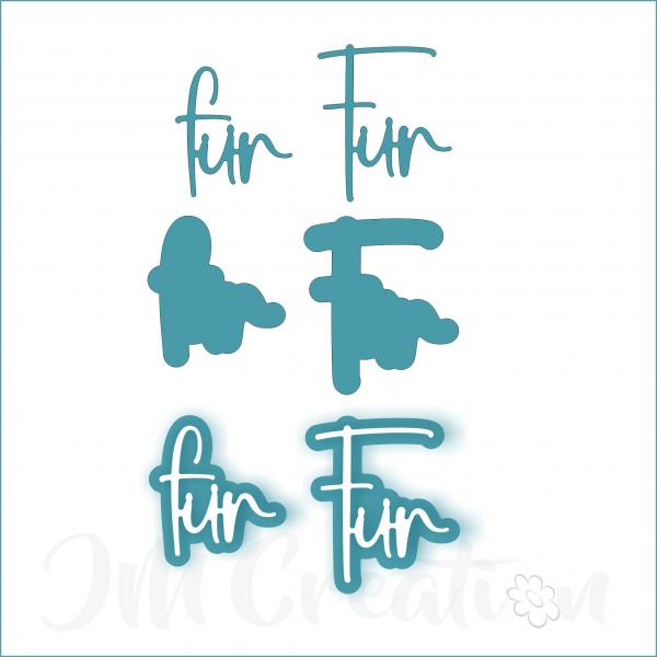 für groß - Stanzschablone