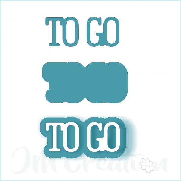 to go klein - Stanzschablone
