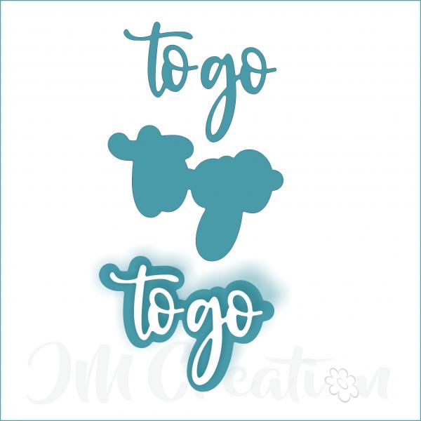 to go mittel - Stanzschablone