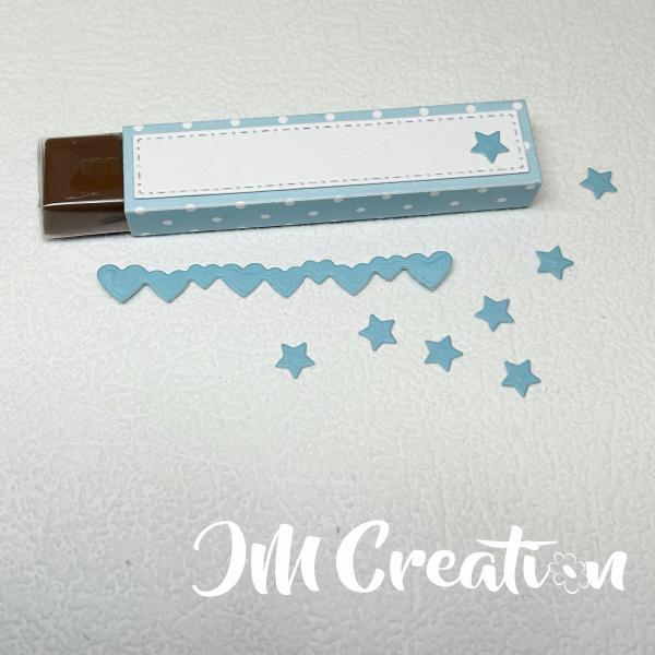 Schokostäbchen - Stanzschablone