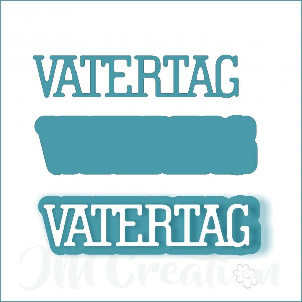 Vatertag klein - Stanzschablone