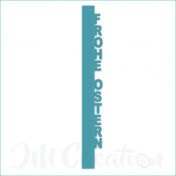 Frohe Ostern - Stanzschablone