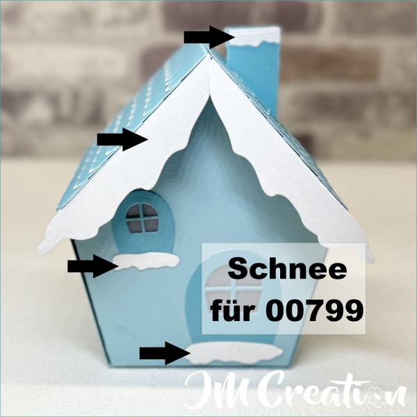 Schnee Add on für 00799 - Stanzschablone