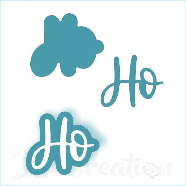 Ho mittel - Stanzschablone