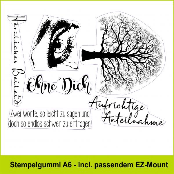 Trauer-Set - Stempelgummi