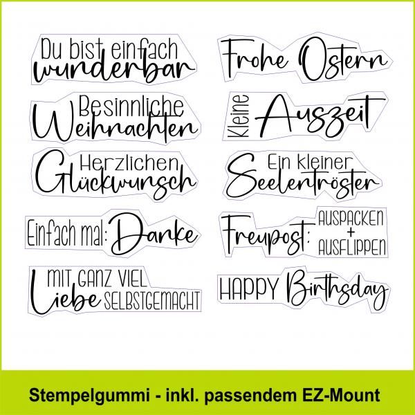 Für jede Gelegenheit 2 - Stempelgummi 10,5x13,5cm