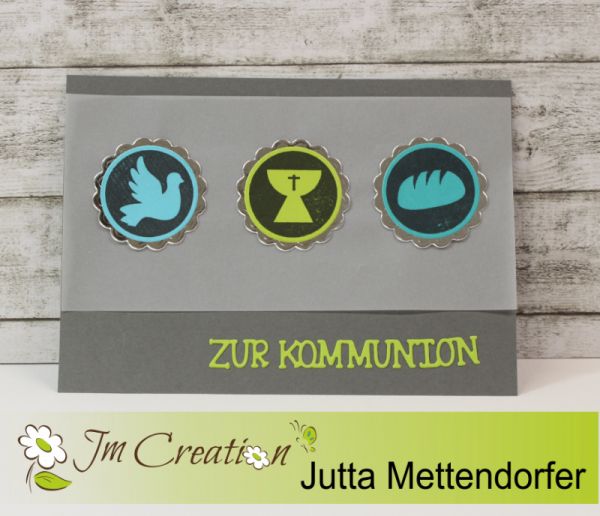 Stanzschablone - Zur Kommunion