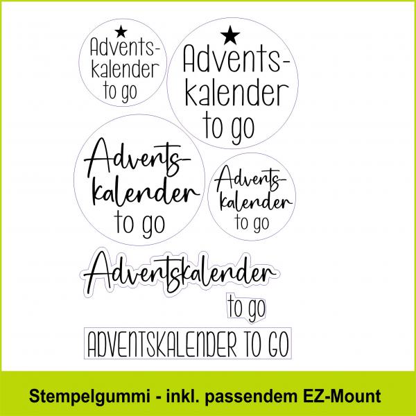 Adventskalender to go - Stempelgummi