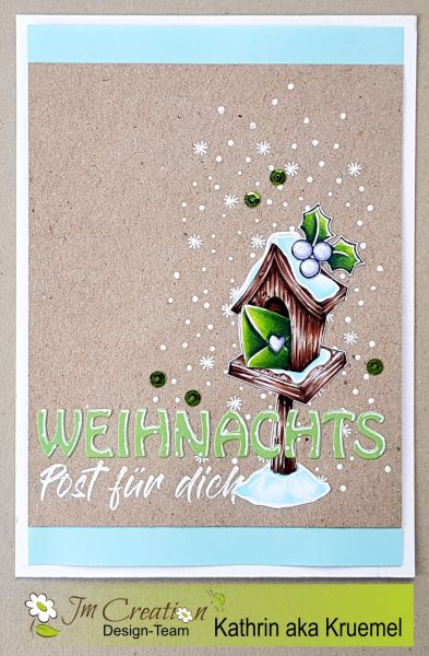 Ein stempeliger Gruß  - Stempelgummi