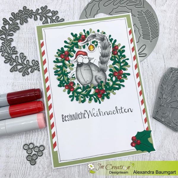 Adventskalenderzahlen 1  - Stempelgummi