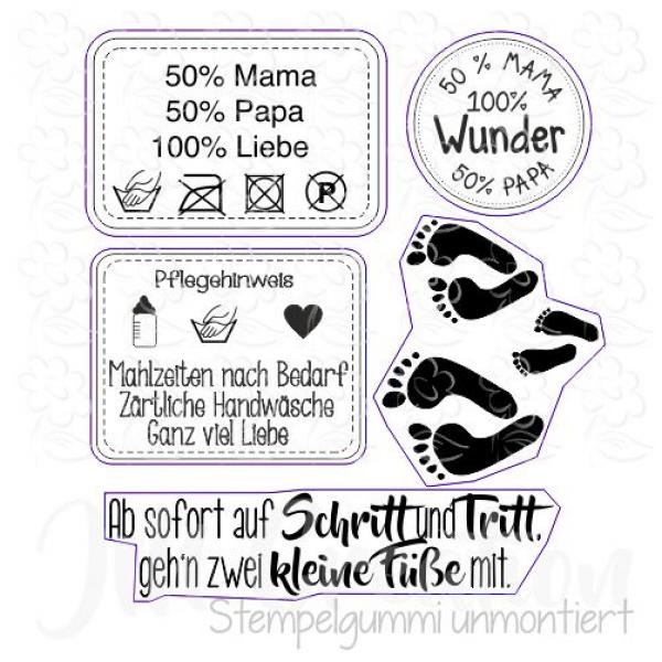 Baby-Set  - Stempelgummi