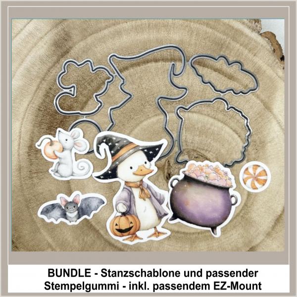 Ente auf Besen - Bundle