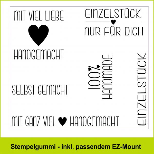 Einzelstück - Stempelgummi 9,5x10,5mm