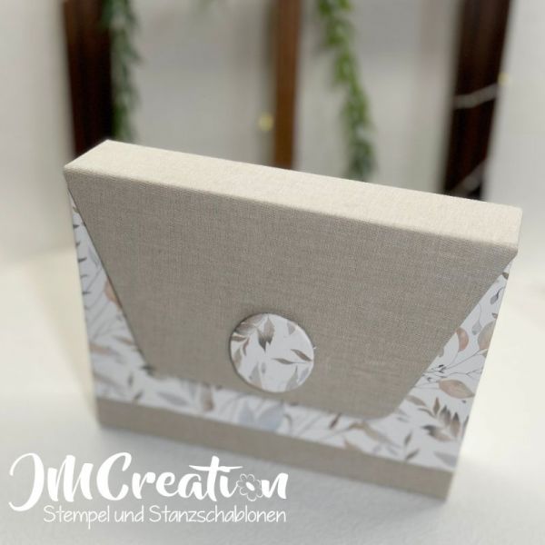 Klappbox "Karten" - Graupappezuschnitte zum Workshop