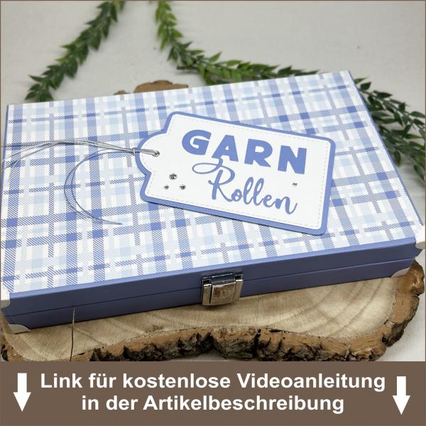 Klappbox "Garn"- Graupappezuschnitte