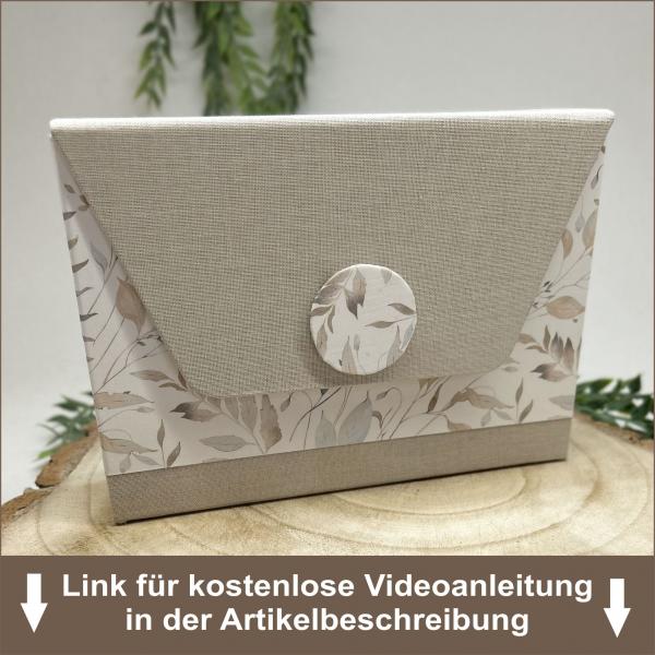 Klappbox "Karten" - Graupappezuschnitte zum Workshop