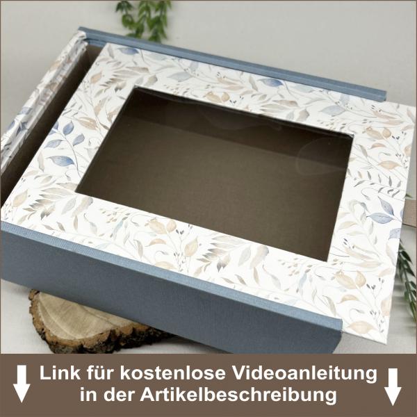 Schiebebox groß - Graupappezu