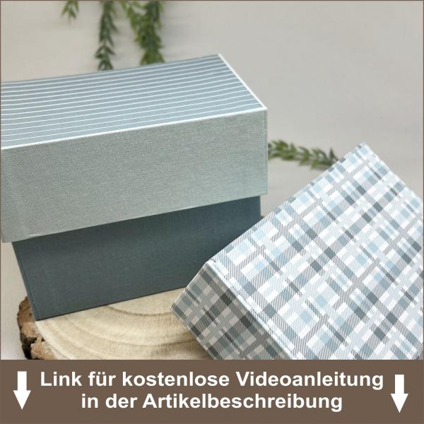 Karteibox A6 - Graupappezuschnitte
