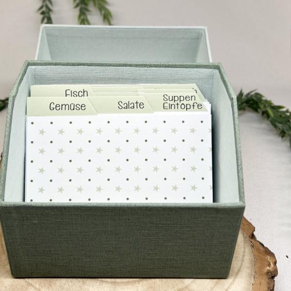 Karteibox A6 - Graupappezuschnitte
