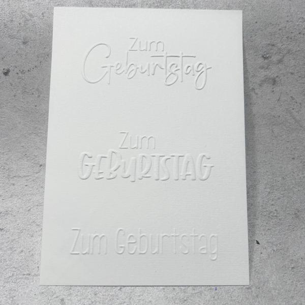 Geburtstag - Embossingfolder