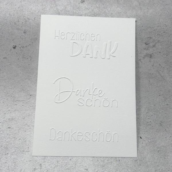 Danke - Embossingfolder