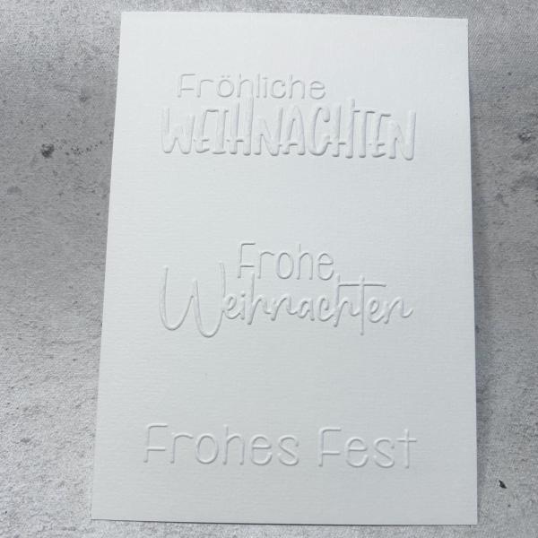 Weihnachten - Embossingfolder