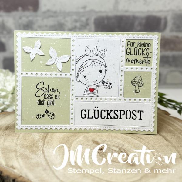 A6 Geteilte Briefmarken - Stanzschablone