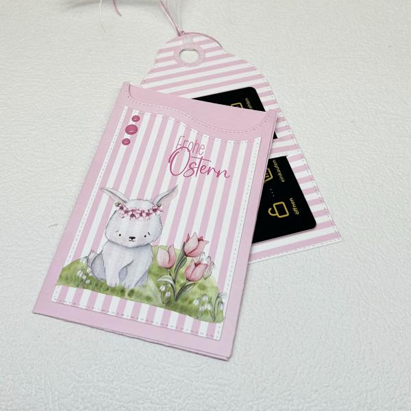 Gutscheinhülle + Tag - Stanzschablone - Videoanleitung in Artikelbeschreibung