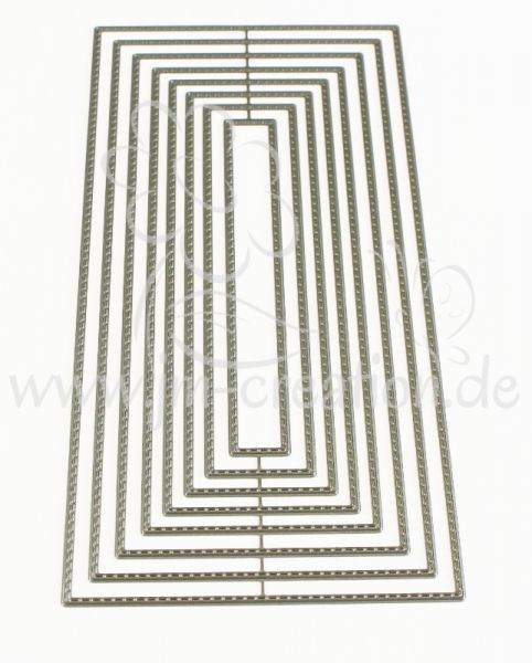 Stanzschablone - DIN lang stitched