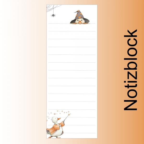 Halloween - Notizblock